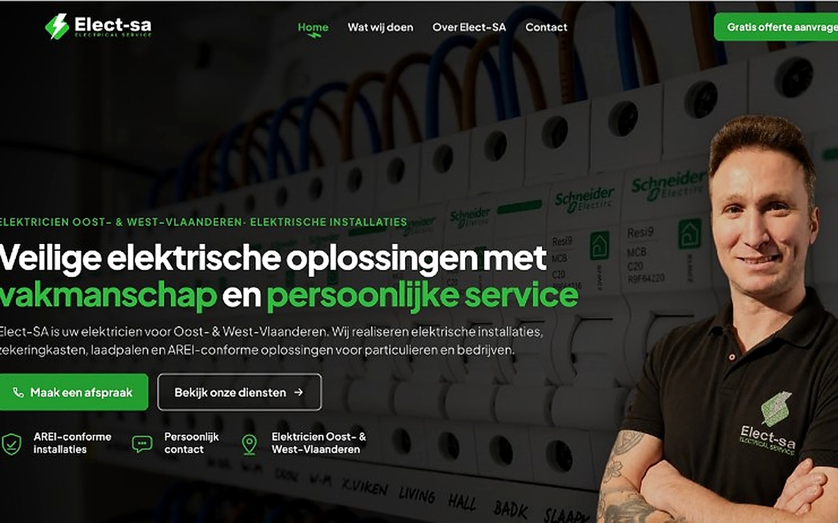 Elect-SA website — homepage