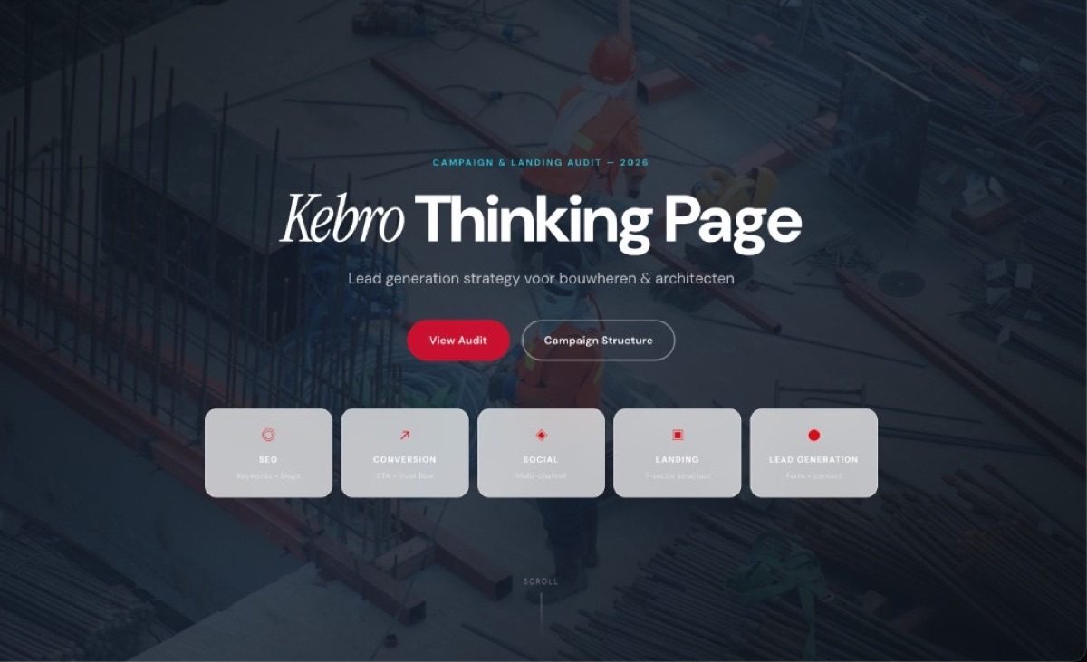 Website-audit en landingpage na website laten maken — Valtex Digital