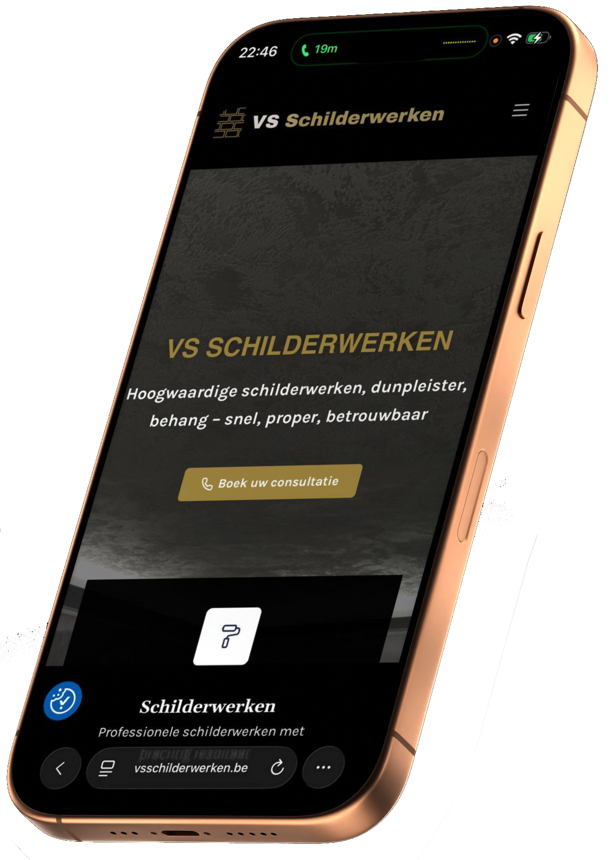 Modern smartphone illustration