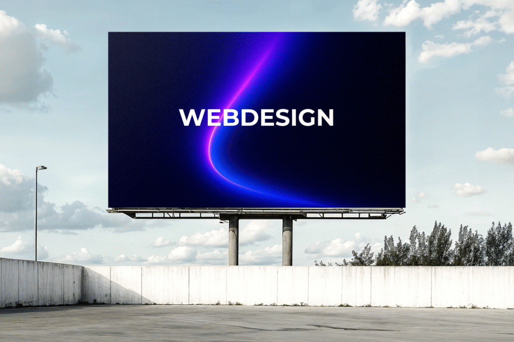 billboard mockup with large size копія