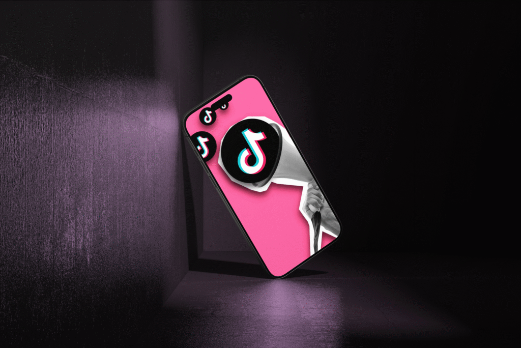 phone 15 pro mockup on concrete background front view